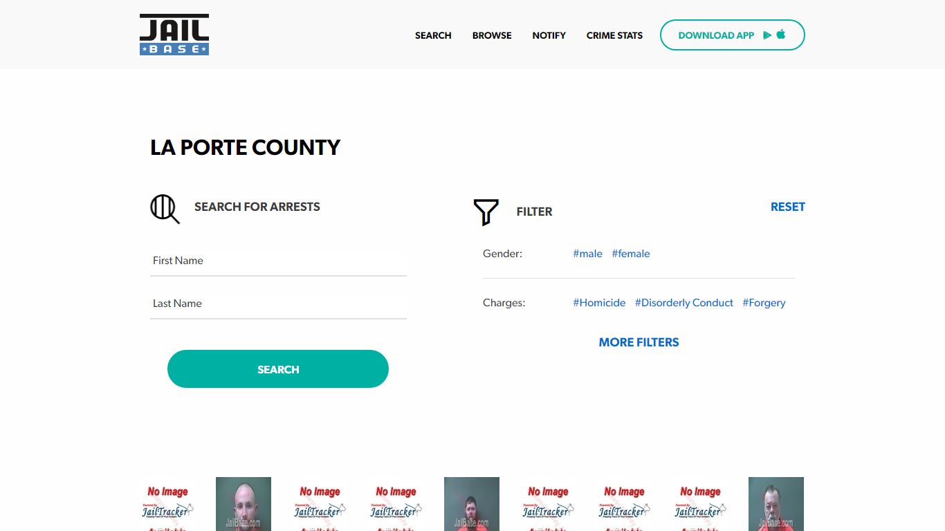 La Porte County Jail Inmate Search and Mugshots | JailBase